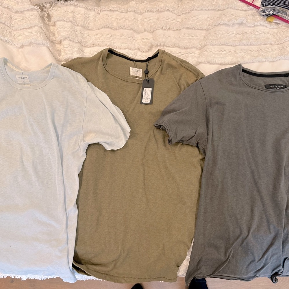 3 men’s Rag and Bone t shirts - size small